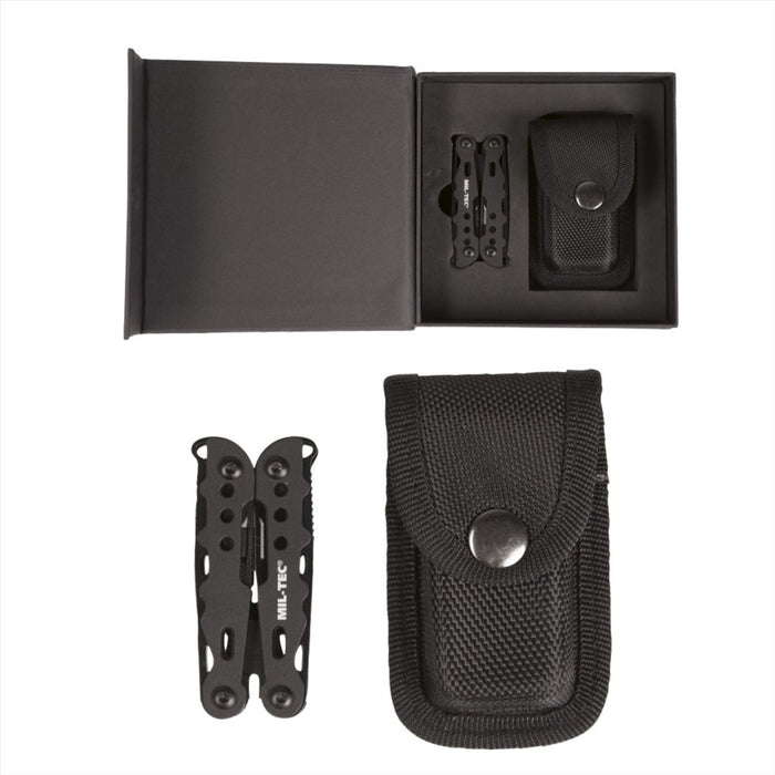 Coltello tascabile multiuso MIL-TEC Cobra in miniatura con manico in acciaio 2Cr13 in alluminio - GoMilitar