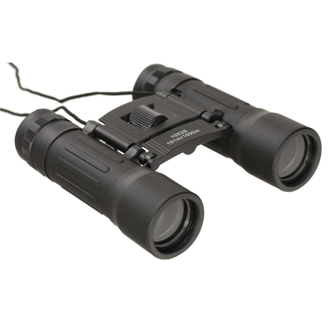 Mil-TEC BASSO CLINPSIBILE 10x25 Vista trasparente Nilone Black