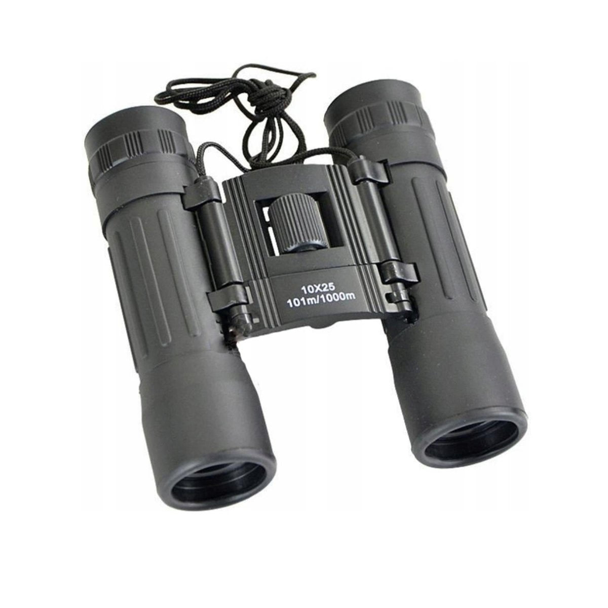 Mil-TEC BASSO CLINPSIBILE 10x25 Vista trasparente Nilone Black