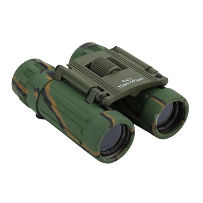 Binocolo pieghevole MIL-TEC 8x21 Campo visivo 126m Borsa in nylon inclusa Camo - GoMilitar