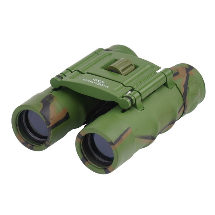 Binocolo pieghevole MIL-TEC Gen II 10x25 custodia per regolazione diottrica mimetica - GoMilitar