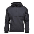 MIL-TEC Deutsche Militärjacke Kampfjacke winddicht mit Kapuze und Fleecefutter schwarz NEU