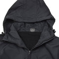MIL-TEC Deutsche Militärjacke Kampfjacke winddicht mit Kapuze und Fleecefutter schwarz NEU