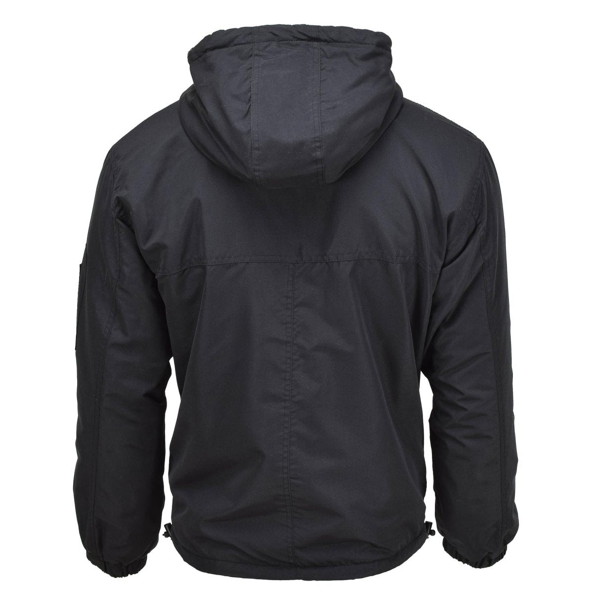 MIL-TEC Deutsche Militärjacke Kampfjacke winddicht mit Kapuze und Fleecefutter schwarz NEU