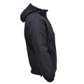 MIL-TEC Deutsche Militärjacke Kampfjacke winddicht mit Kapuze und Fleecefutter schwarz NEU