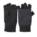 Gants Mil-Tec pour hommes, chauds, sans doigts, doublure THINSULATE™, équipement tactique d'hiver noir
