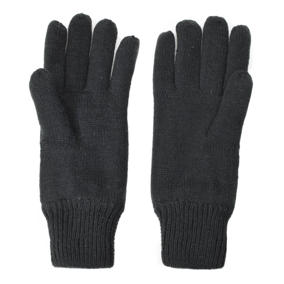 Gants Mil-Tec pour hommes, doublure chaude tricotée THINSULATE™, équipement tactique d'hiver noir