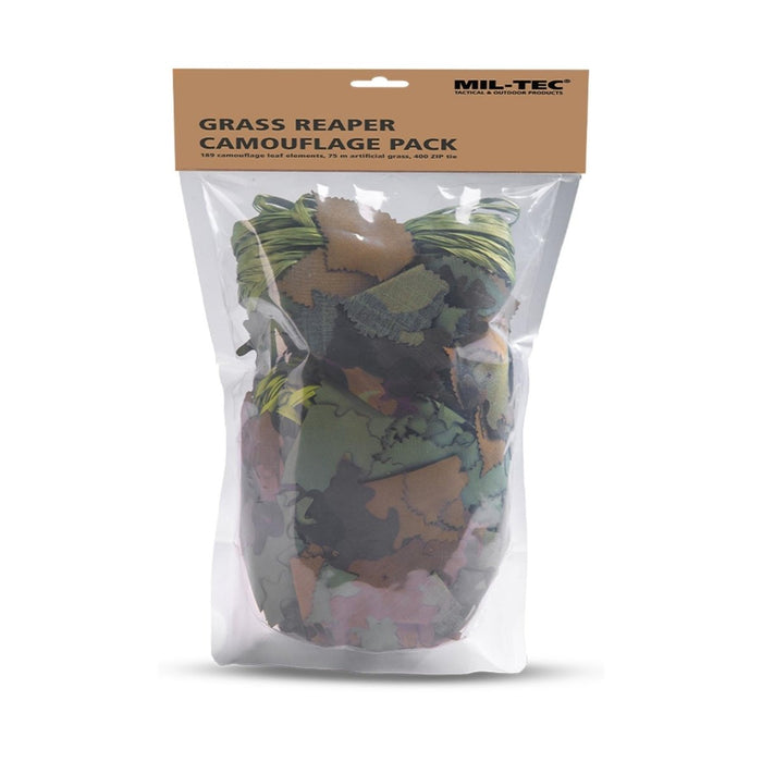 MIL - TEC Grass Reaper Camouflage Pack Ghillie 189 Blattelemente - GoMilitar
