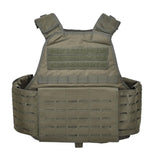 MIL-TEC LASER CUT modularer Plattenträger taktische Kampfweste Molle Oliv
