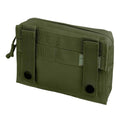 MIL-TEC lasergeschnittene Mehrzweck-Gürteltasche aus Molle-Gurtband, taktische Tasche, klein, oliv