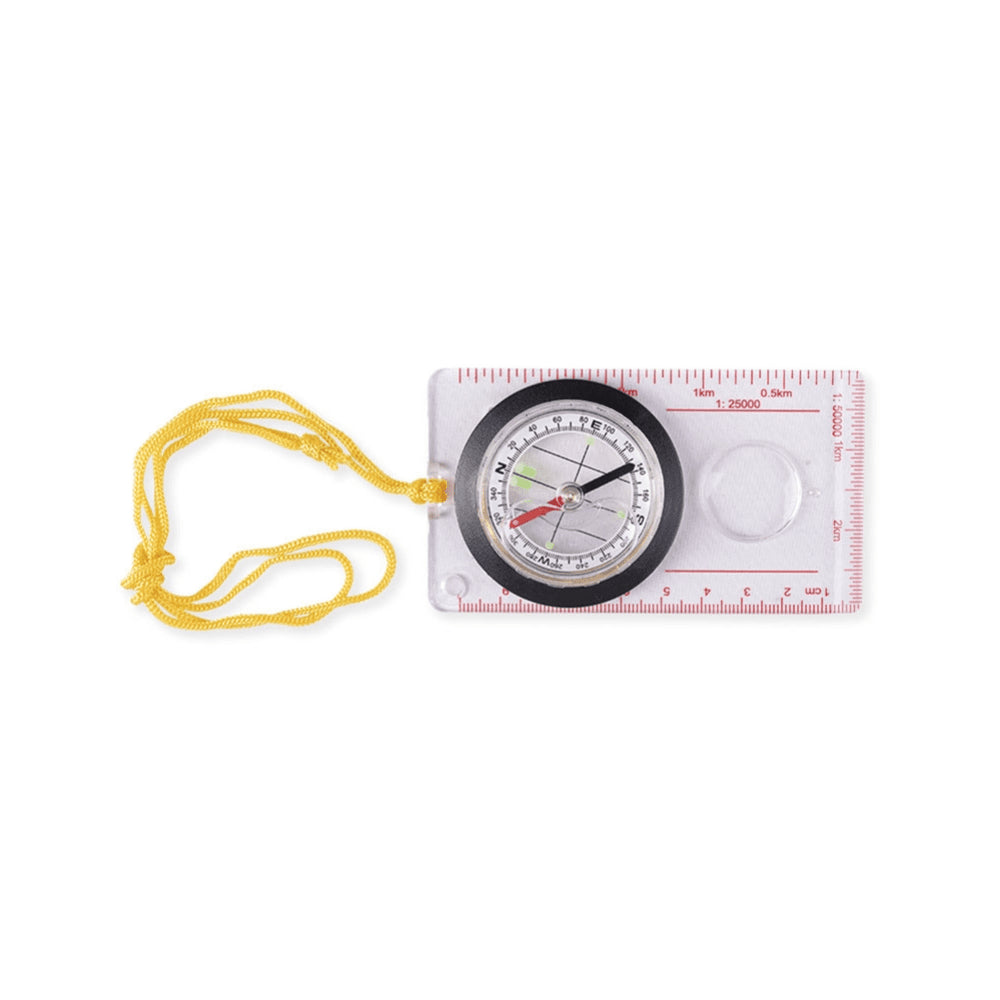 Mil-Tec Carte Boussole Plaque de Base Transparente Randonnée Camping Outil de Navigation