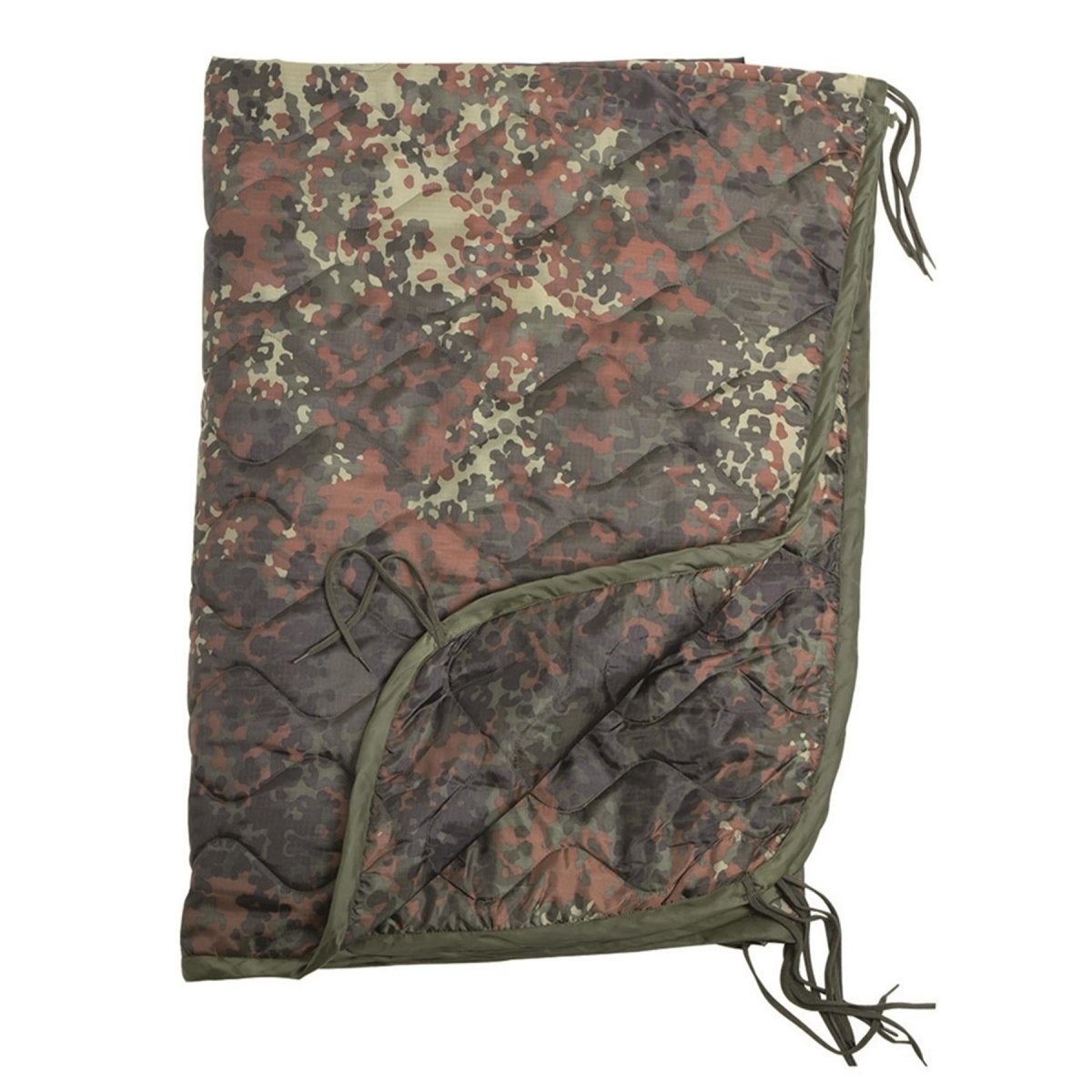 Mil-tec poncho liner steppdecke 210x150cm sèche rapidement le sac de compression