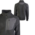 Mil-Tec Sherpa Fleece Jacket Bearforce Warm Teddy Fleece Outdoor Black