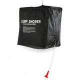 Mil-Tec Solar Shower Bag 40L Camping Hiking Outdoor Portable Shower Black