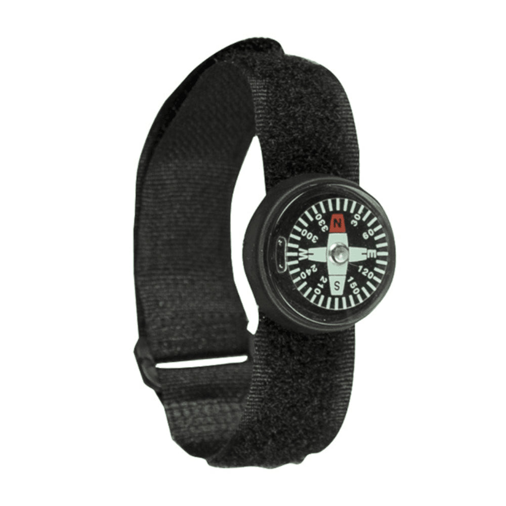 Mil-Tec Strap Compass 360 Graduation Watch Band Escursionismo Navigazione all'aperto