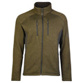 Mil-Tec Structure Fleece Jacket Warm Tactical Outdoor Zip Pockets Olive