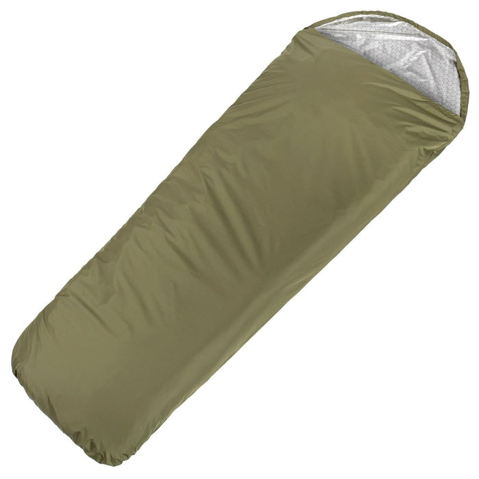 MIL-TEC Survival Notfall BIVY Schlafsack wasserdichter leichter Sack Olive - GoMilitar