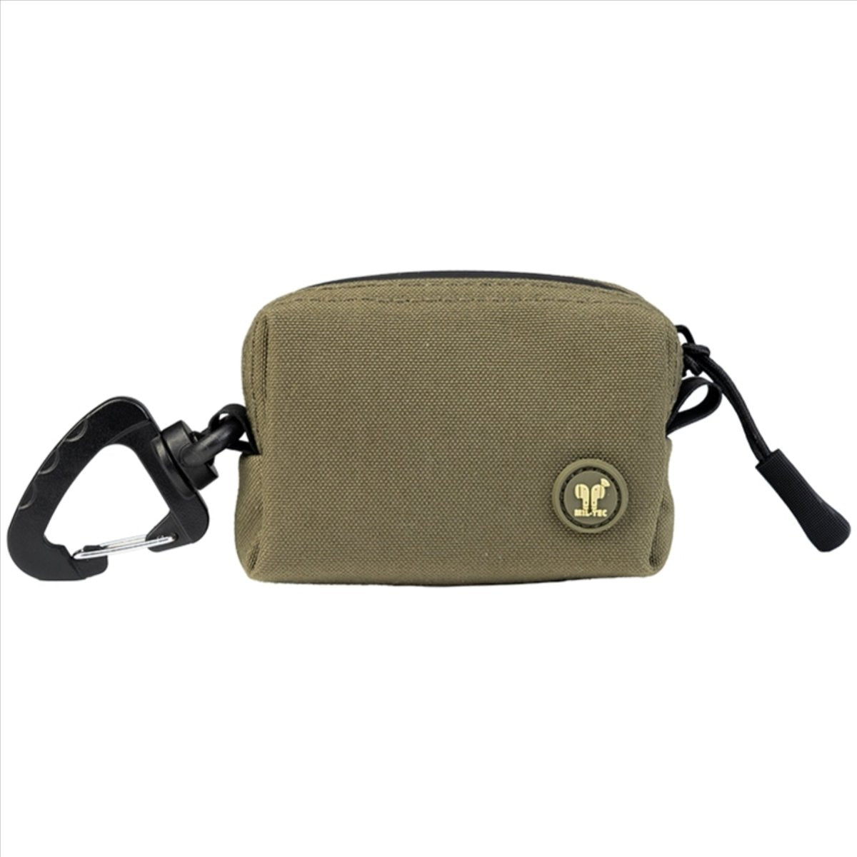 MIL-TEC Tactical Earpod Pouch 700D Zipper Carabiner Attachment Utility