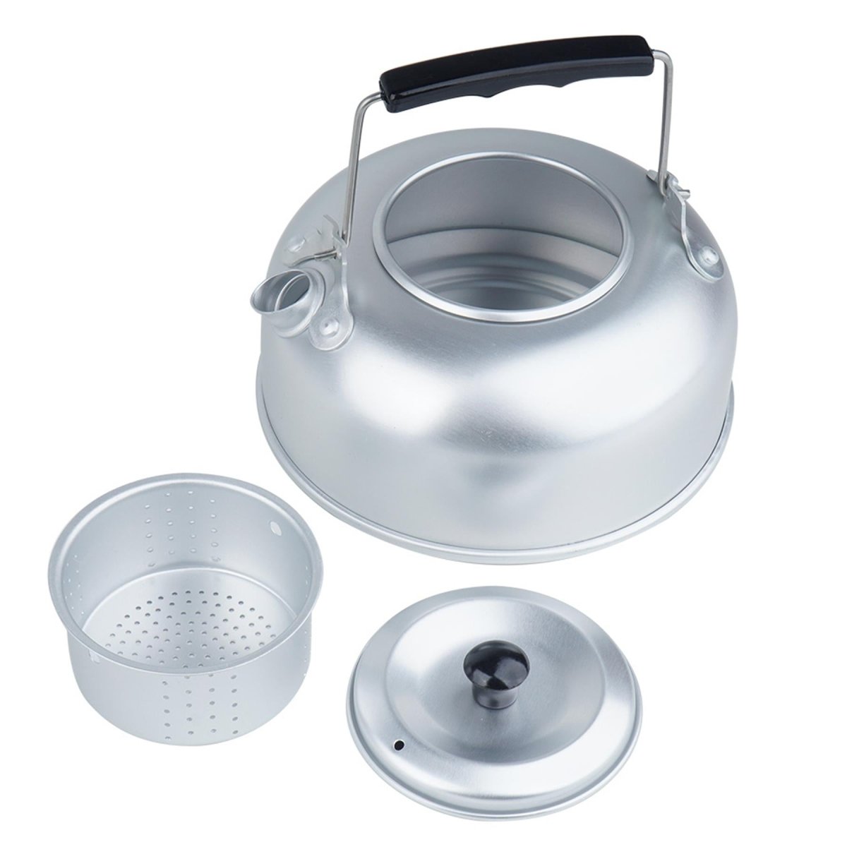 Mil-Tec Teakettle Aluminio leggero da 800 ml di cimiolo da tè da esterno da campeggio