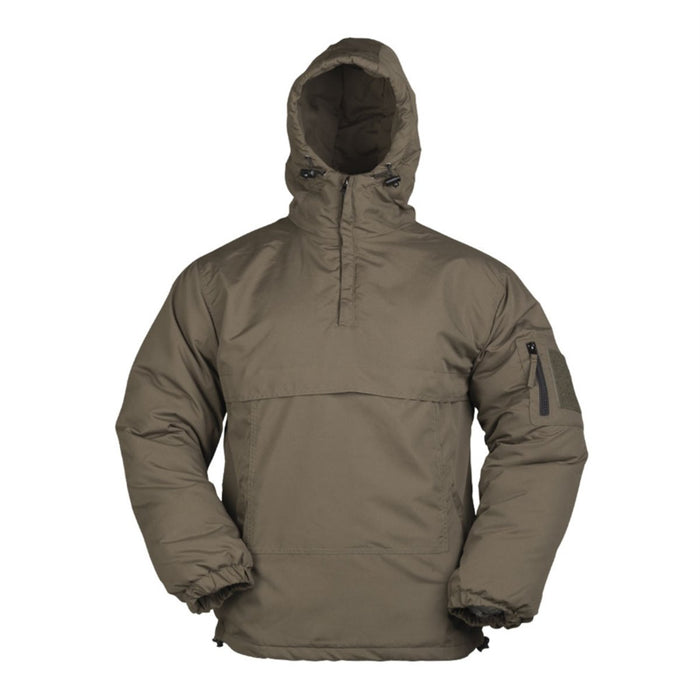 Mil - Tec Winter-Kampfjacke, taktischer Anorak, Fleece-Futter, winddicht, Oliv – GoMilitar
