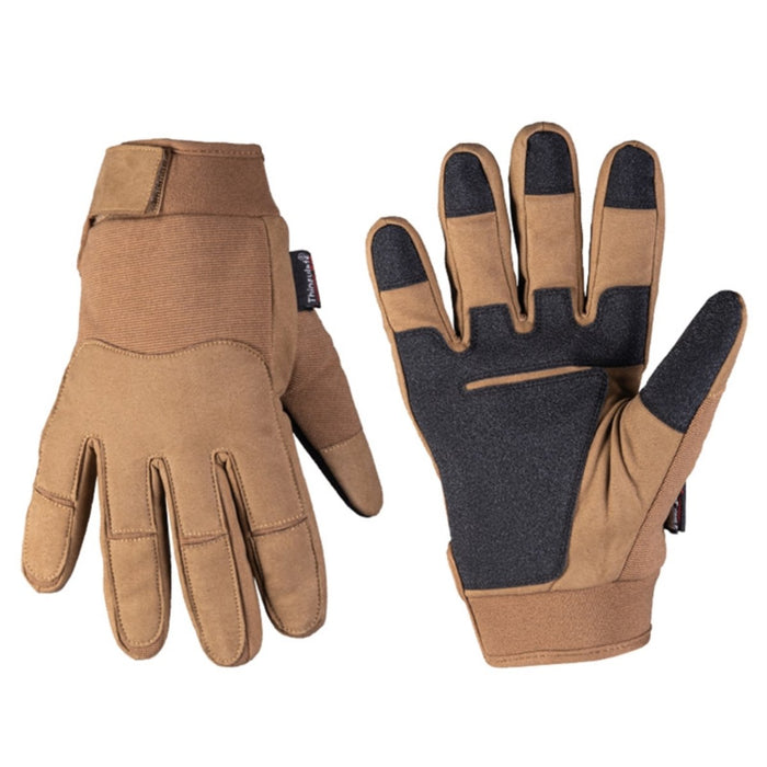 Mil - Tec Winter Taktische Handschuhe Thinsulate HiPora Wasserabweisend Cold Coyote - GoMilitar