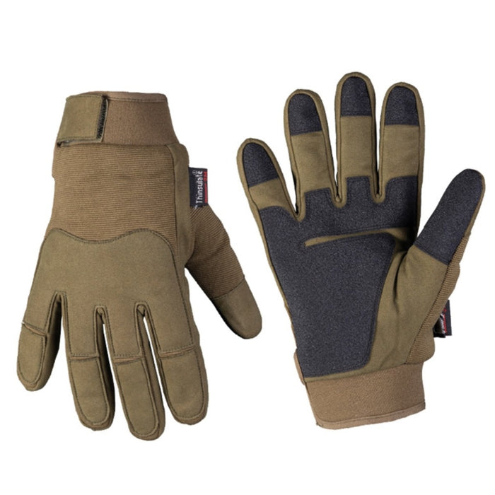 Mil - Tec Winter Taktische Handschuhe Thinsulate HiPora wasserbeständiges kaltes Olivgrün - GoMilitar