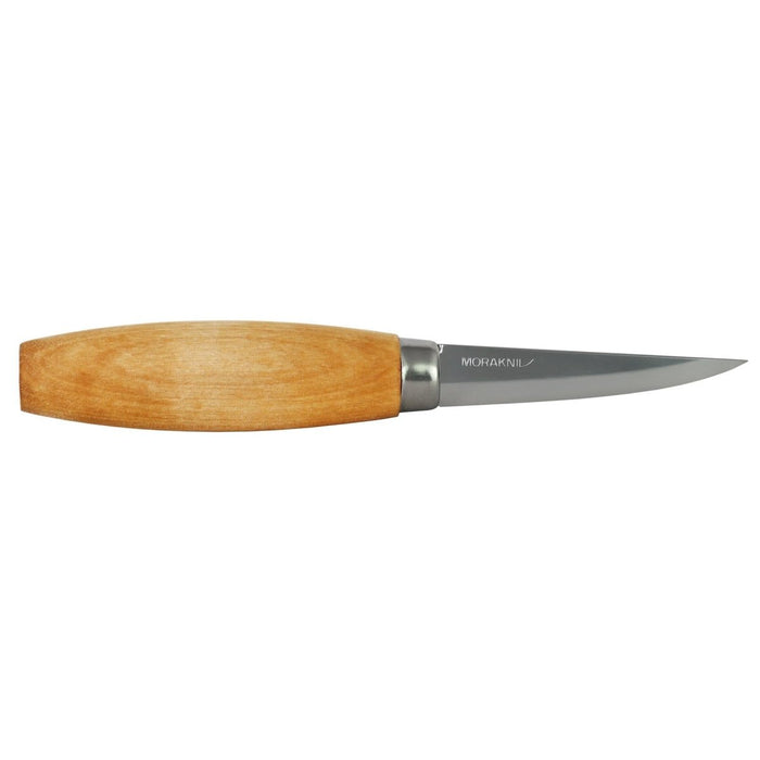 MORAKNIV Woodcarving 106 coltello da intaglio per artigiani in acciaio al carbonio per lavorazione del legno - GoMilitar