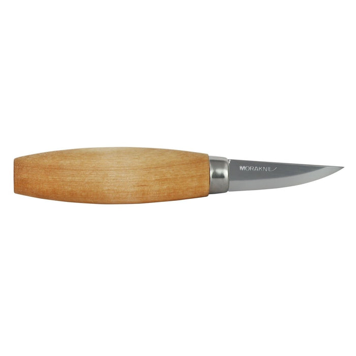 MORAKNIV Woodcarving 120 strumento per intaglio in acciaio al carbonio con coltello naturale per la lavorazione del legno - GoMilitar