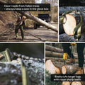 NORDIC POCKET SAW Notfall Outdoor Handkettensäge kompakte Qualität grüne Griffe
