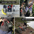 NORDIC POCKET SAW Notfall Outdoor Handkettensäge kompakte Qualität grüne Griffe