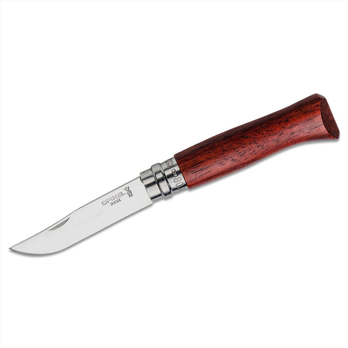 Opinel N°08 Klapptaschenmesser 8,5 cm 12C27 Edelstahlklinge Braun - GoMilitar