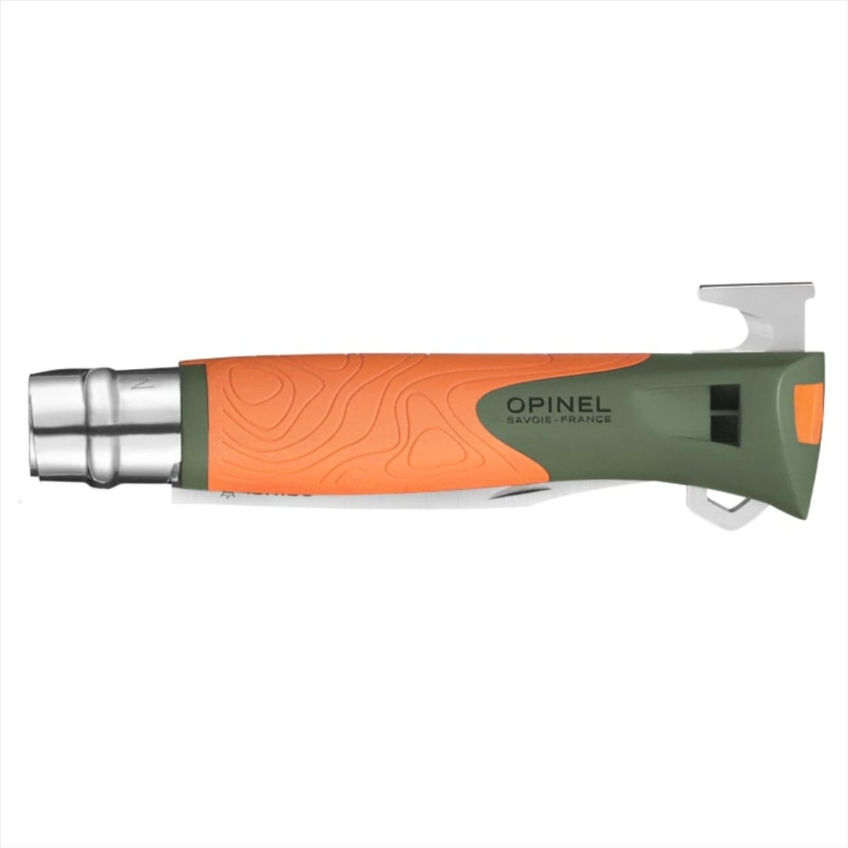 Opinel N°12 Explore Folding 10cm Pocket Knife 12C27 Stainless Steel Blade
