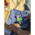 Opinel Picnic+ N°08 Set Posate Coltello Pieghevole Cucchiaio Forchetta Camping Faggio
