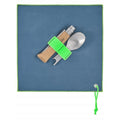 Opinel Picnic+ N°08 Set Posate Coltello Pieghevole Cucchiaio Forchetta Camping Faggio