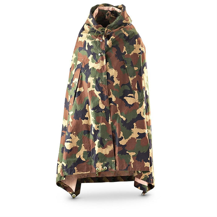 Original Army Shelter Demi Poncho Camo Militaire Imperméable 165 x 255 cm surplus - GoMilitar