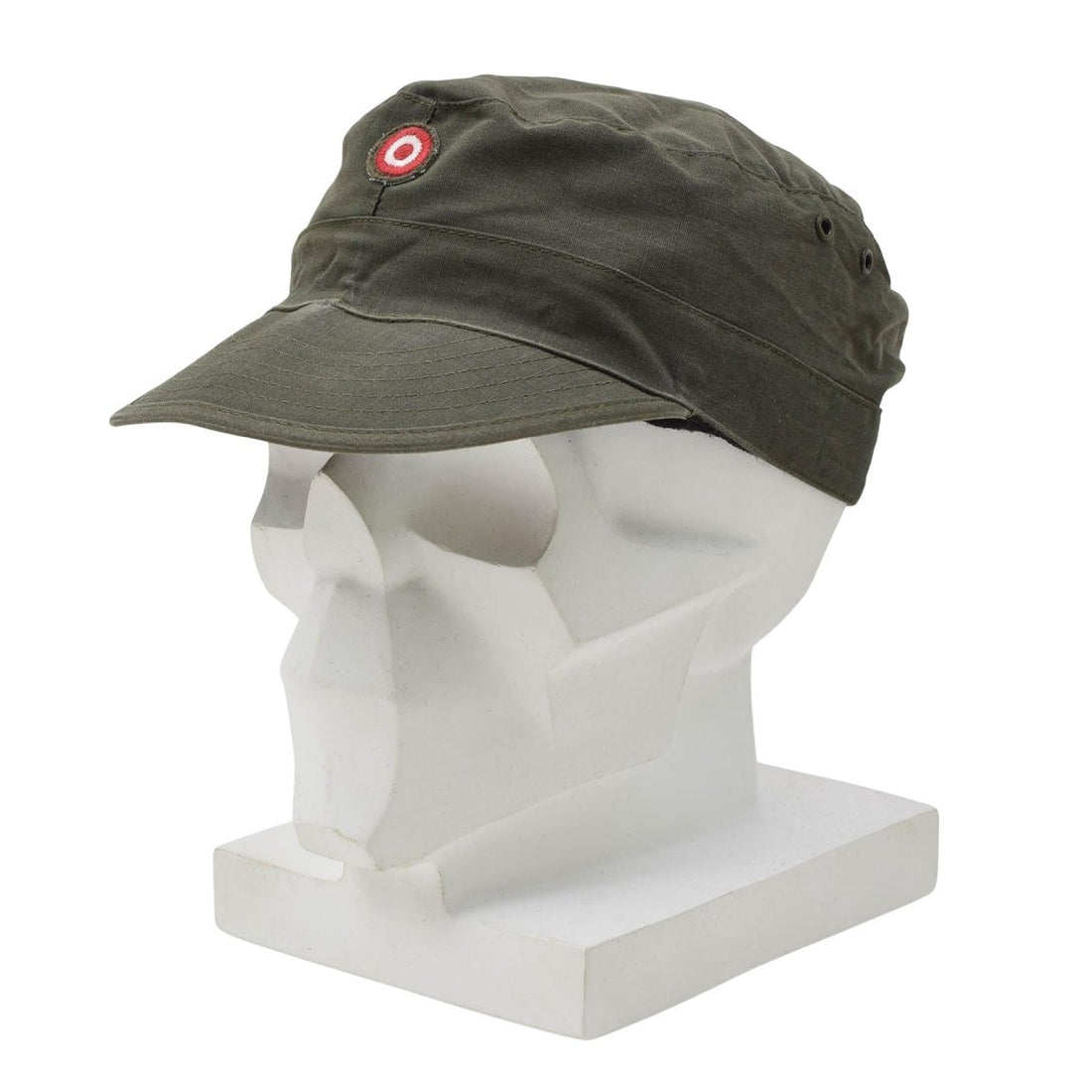 Berretto da combattimento Ripstop originale dell'esercito austriaco KAZ03 rilasciato militare oliva usato