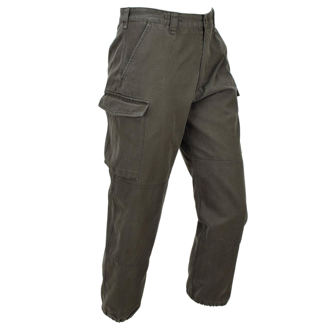 Pantaloni da campo originali KAZ03 dell'esercito austriaco con tasche cargo rilasciati dai militari in verde oliva