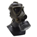 Ensemble de masque à gaz Drager militaire autrichien original, olive de collection militaire utilisée
