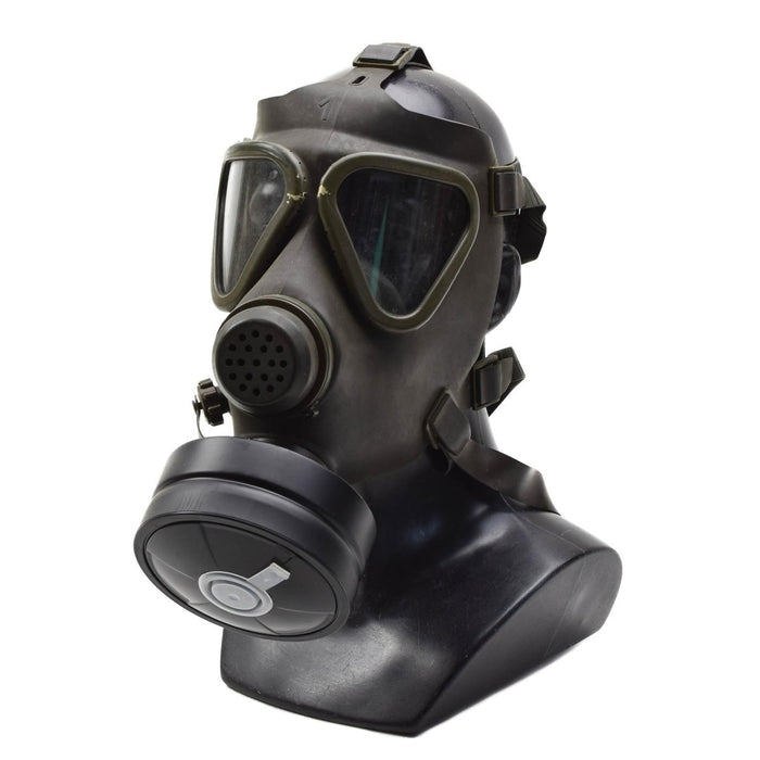 Set maschera antigas Drager originale militare austriaco per uso decorativo oliva usato - GoMilitar