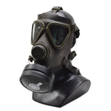 Ensemble de masque à gaz Drager militaire autrichien original, olive de collection militaire utilisée