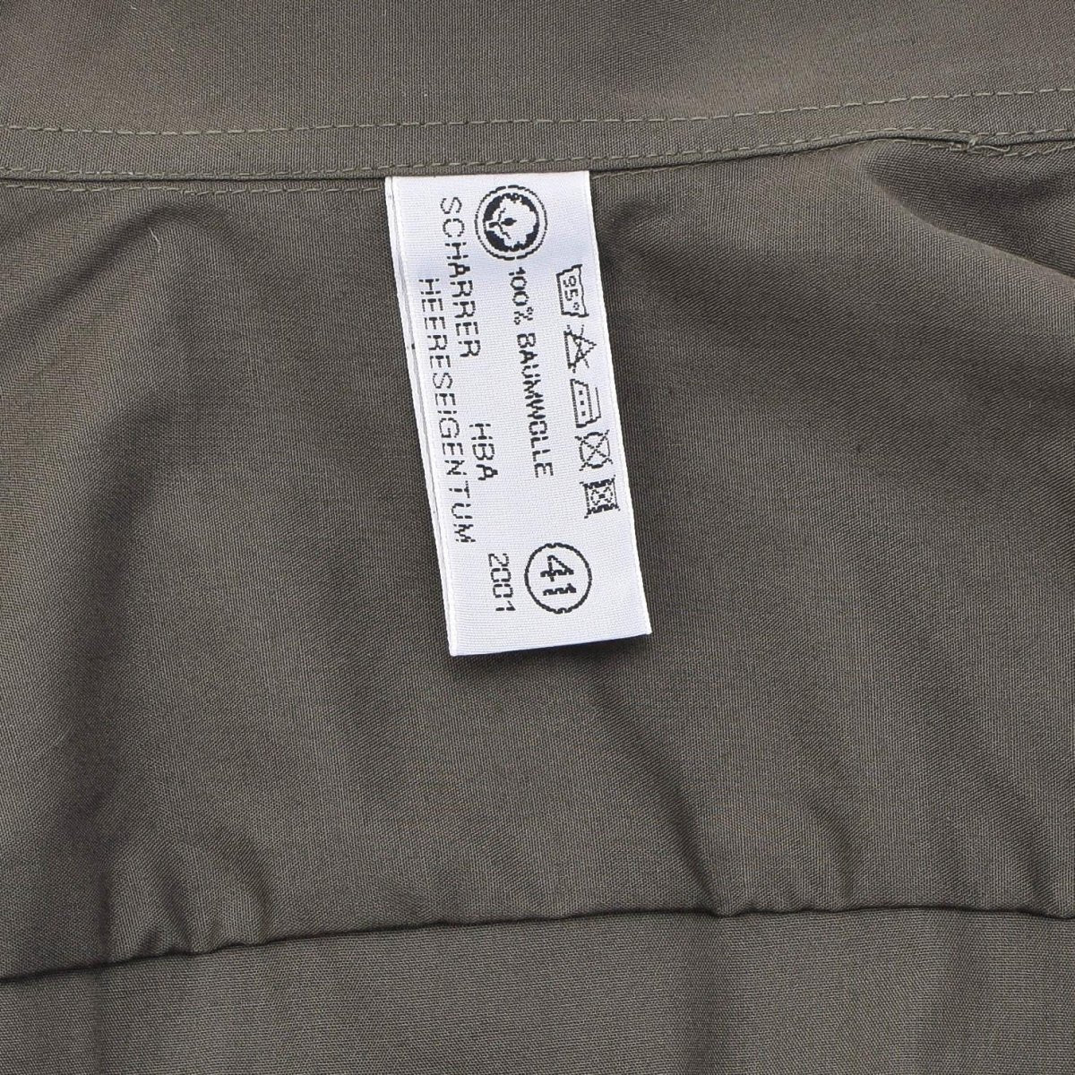 Chemises de service militaires autrichiennes originales en olive field, légères et fédérales, NEUF