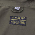 Shirt a maniche lunghe a maniche lunghe di olive militari austriaci originale Abito casual leggero nuovo
