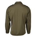 Shirt a maniche lunghe a maniche lunghe di olive militari austriaci originale Abito casual leggero nuovo