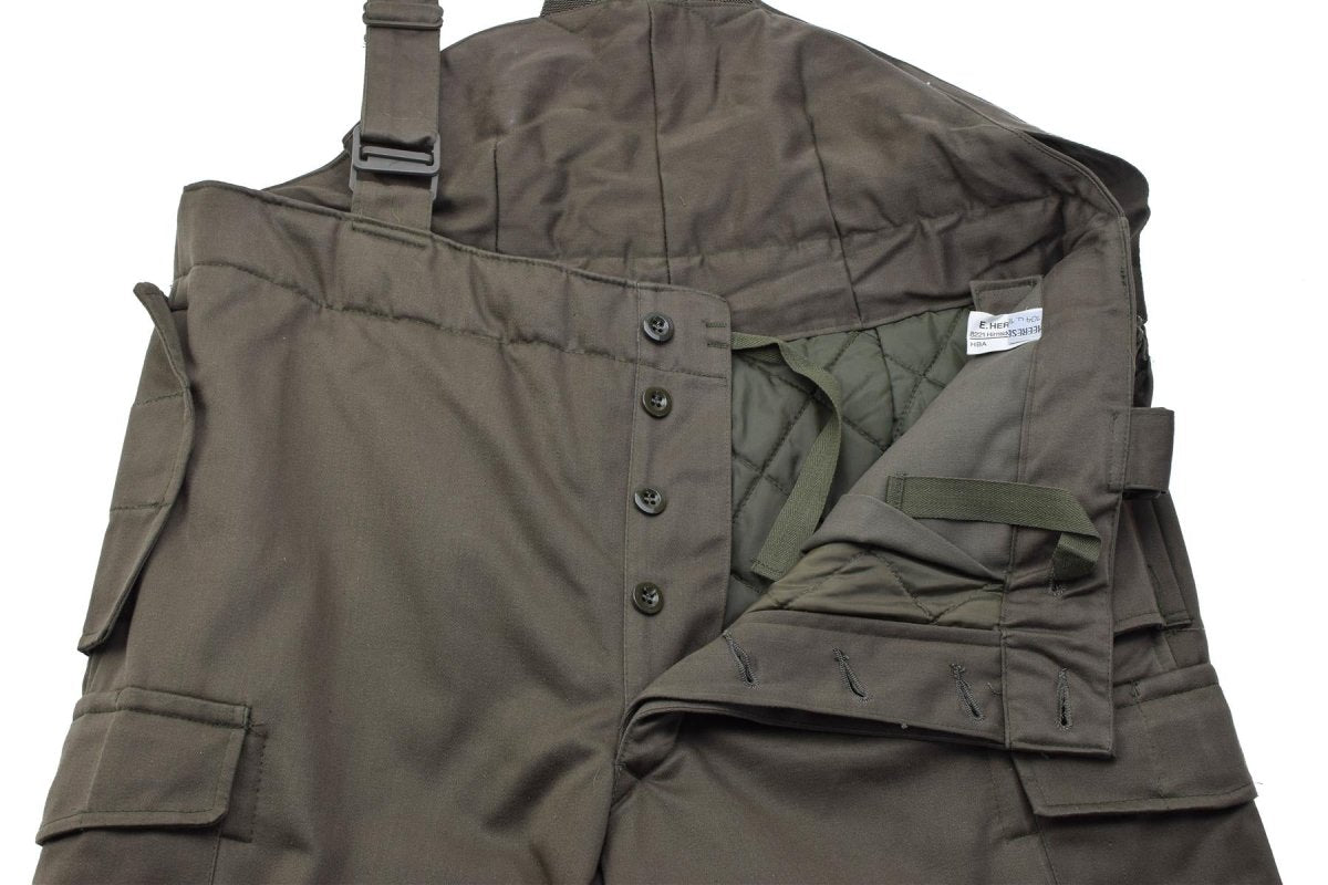 Original Austrian Military Winter Pants Insulated Water Reppelent Olive