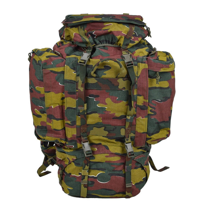 Original belgischer militärischer taktischer 120-Liter-Rucksack, wasserfeste Tarntasche, NEU – GoMilitar