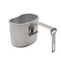 Cantine Militaire Belge Originale 1L Pochette Plastique Gobelet Aluminium Inclus