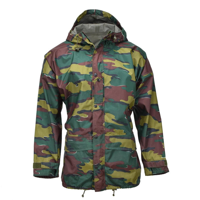 Original belgische militärische wasserdichte Jacke Jigsaw Camouflage Seyntex Regenmantel – GoMilitar