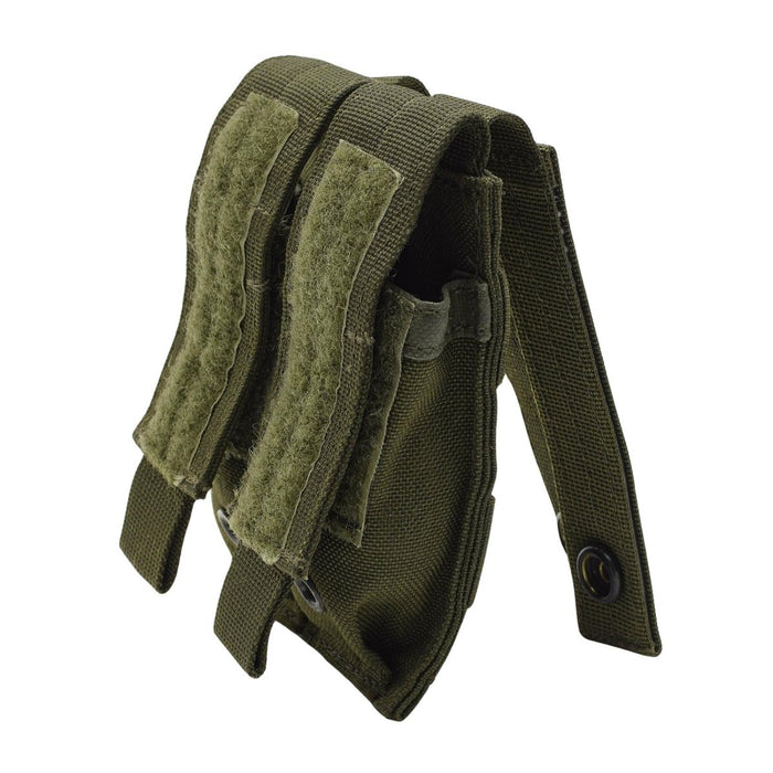 Original britische Armee Doppelpistolen-Magazintasche Magazintasche Militärfeld Olive - GoMilitar