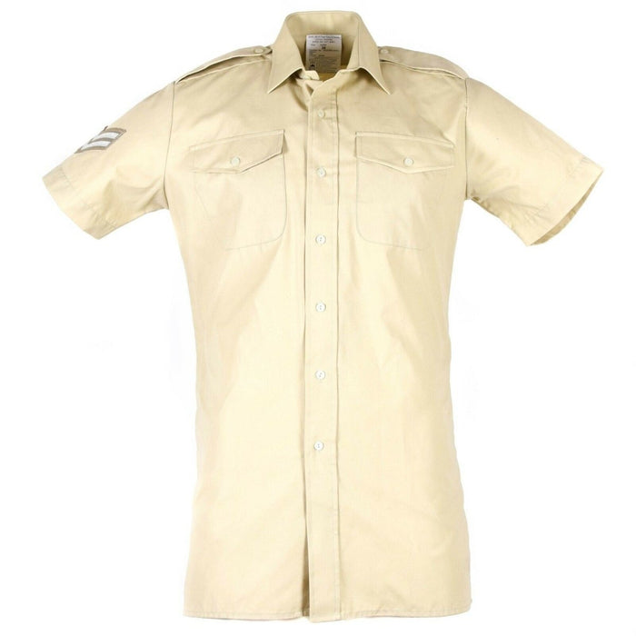 Camicie cachi originali dell'esercito britannico, eccedenze militari, uniformi a maniche corte - GoMilitar