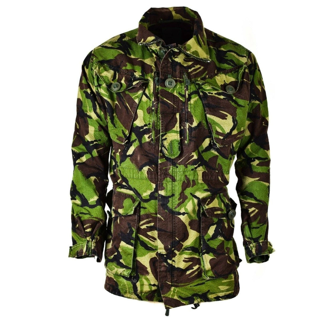 Original Britische Armee Militär Kampf DPM Dschungel Jacke Parka 95 Smock Rip Stop